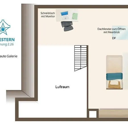 Jadestern, Am Alten Deich 4-6, 2 26 公寓 *